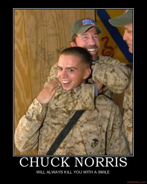 chuck-norris-demotivational-poster with Marine