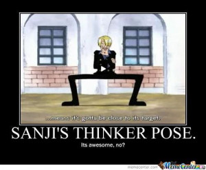 Sanji´s Thinker Pose