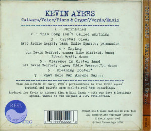 Kevin Ayers What More Can I Say