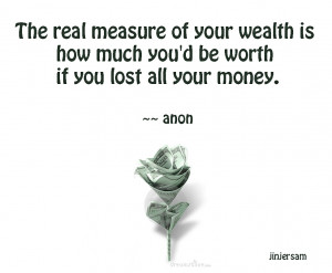 The Real Measure Of Your Wealth Is How Much You’d Be Worth If You ...