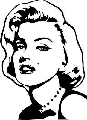 Famous Faces Marilyn Monroe - Beautiful Wall Decals