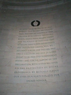 Engravings Within the Memorial