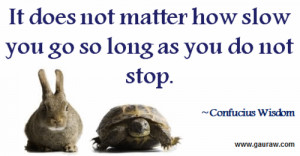 leadership quotes, sayings, slow, going, confucius wisdom