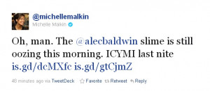 Alec Baldwin and Michelle Malkin Both Lose Troy Davis Twitter Fight