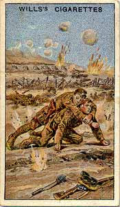 Cigarette Card] Gaining the VC [State Library of NSW]