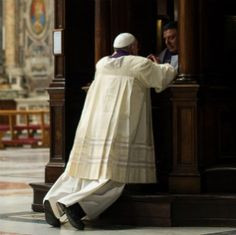 penitent Pope shows us all the way, just being humble.Pope Francis ...