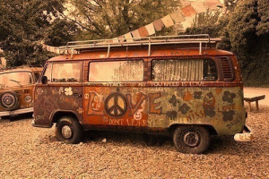 hippie, kombi, peace and love, photography