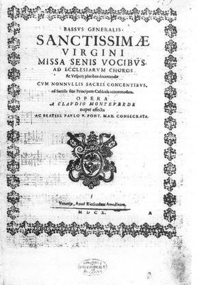 Magnificat à 6 voix de Monteverdi des Vêpres à la Vierge