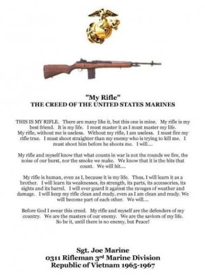 Marines Prayer Poem 