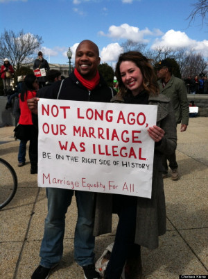 ... Protest Signs Aim For Laughs, Shock Outside Supreme Court (PHOTOS