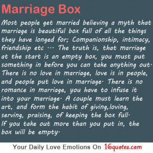 : [url=http://www.quotes99.com/marriage-box-most-people-get-married ...