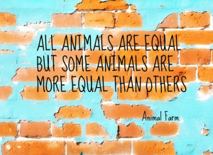 Quote To Ponder The Difference Animal Farm