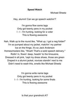 My Speech and Debate blog: http://thespeechanddebategirl.blogspot.com ...