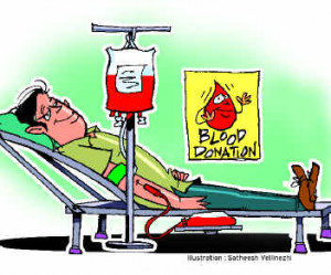 Good health to donate blood.