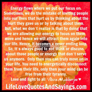Energy flows ..