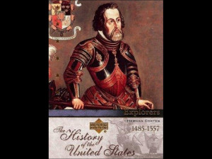 Hernan Cortes 2004 Upper Deck Trading Card #EX29 Aztec Conquistador