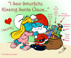 Dear Santa Smurf Acla Credited