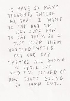 one day...i think is already here...and iam scared. and alone. oh well ...