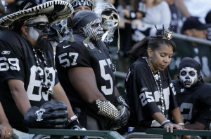 ... at Games . NFL's Oakland Raiders Fans Just Dress and Smell Offensive