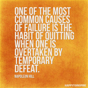 Quote of the Day:Common Causes of Failure