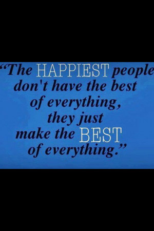 the happiest people