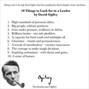 Quotes shared by Ogilvy Cannes Not the run of the mill leadership ...