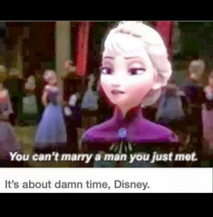 You can't marry a man you just met