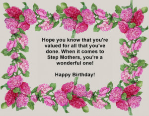 Happy Birthday Step Mom