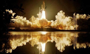The space shuttle Columbia lifts off for its penultimate flight in ...