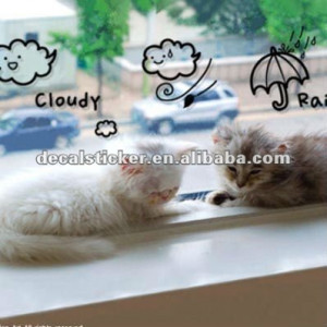2012 Lovely Weather Images Design Kids Cartoon Decorative Vinyl Wall ...