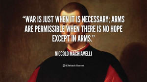 Machiavelli Quotes On War Clinic