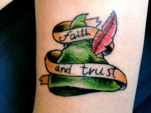 from fuckyeahtattoos peter pan disney disney tattoo tattoo quote ...