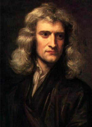 painting of Sir Isaac Newton by Sir Godfrey Kneller, dated to 1689.