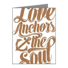 Love Anchors The Soul Note Cards (Pk of 20) for