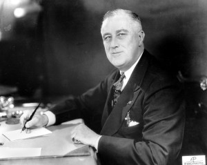 This is a photograph of Franklin D. Roosevelt taken on Jan. 19, 1937 ...