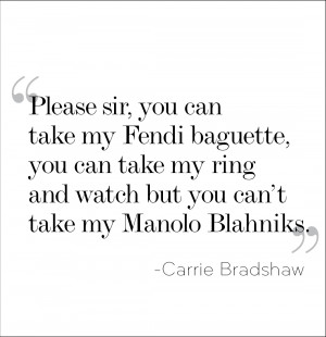 Carrie Quotes via The Coveteur