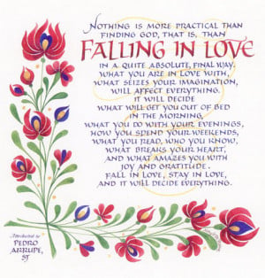 Valentine's Day: “Falling in Love” by Jesuit Father Pedro Arrupe
