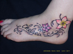 Pain With Foot Tattoos Picture
