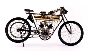 French maker Griffon had a V-Twin motorcycle in 1902.