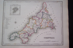 Cornwall Map Detailed