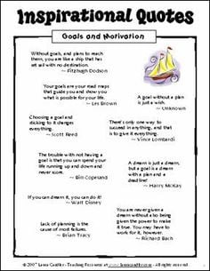 Goal Setting Quotes And Sayings ~ Goal Setting on Pinterest