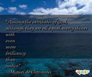 Among the attributes of God, although they