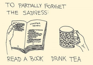 Quotes From Books Tumblr Drink tea ~ books quotes