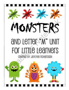 ... to accompany my literature letter prek monster monster classroom