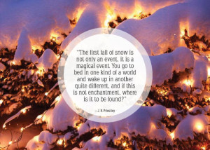Great Quotes About Snow (25 pics)