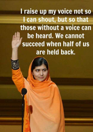 ... And Inspiring Quotes From Nobel Peace Prize Winner Malala Yousafzai