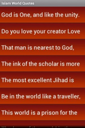 View bigger - Islam World Quotes for Android screenshot
