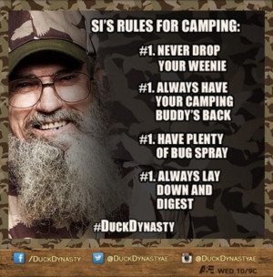 Sí camping rules