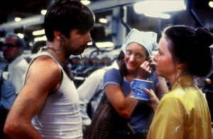 Beau Bridges and Sally Field in Norma Rae (1979)