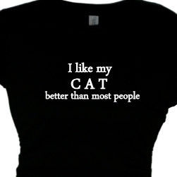 Cat Lady Funny Tee Cat Womans Funny Cat Saying T Shirts Womens Cat ...